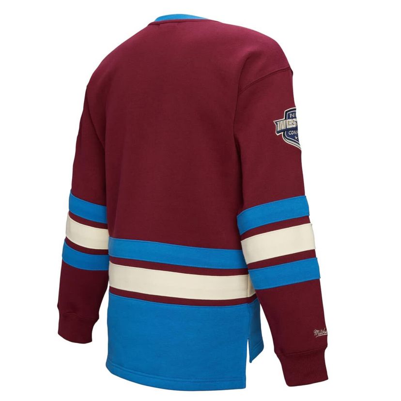 NHL Colorado Avalanche Lace-Up Pullover Sweatshirt