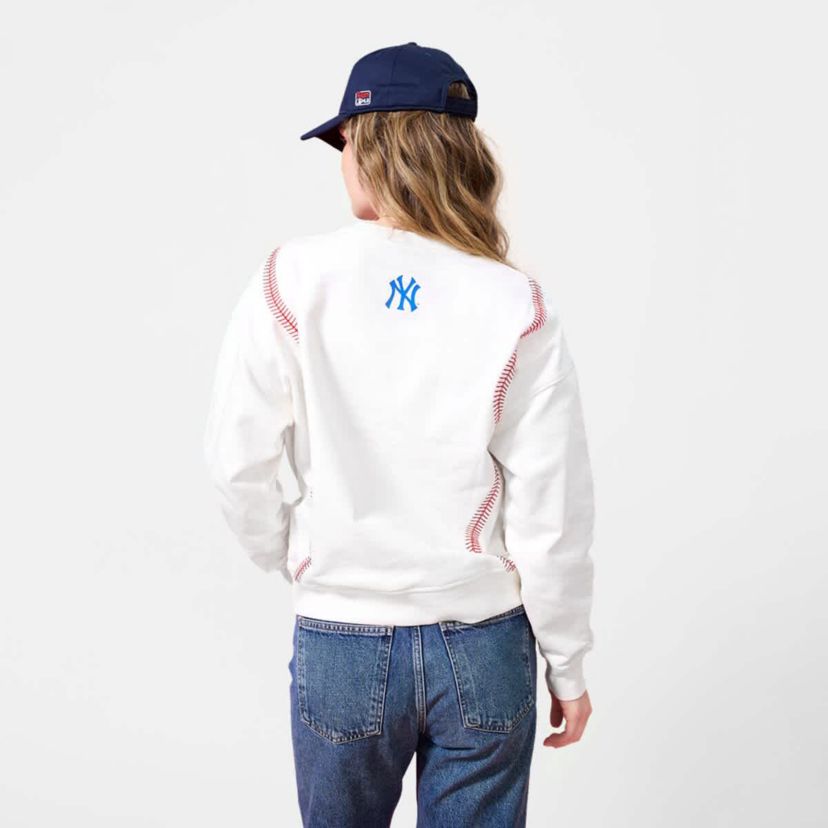 MLB New York Yankees Baseball Stitch Pullover Sweatshirt