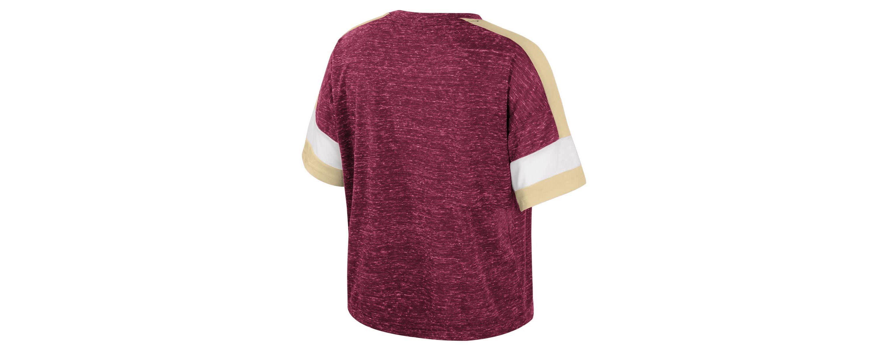 NCAA Florida State Seminoles Color Block Scoop Neck T-Shirt
