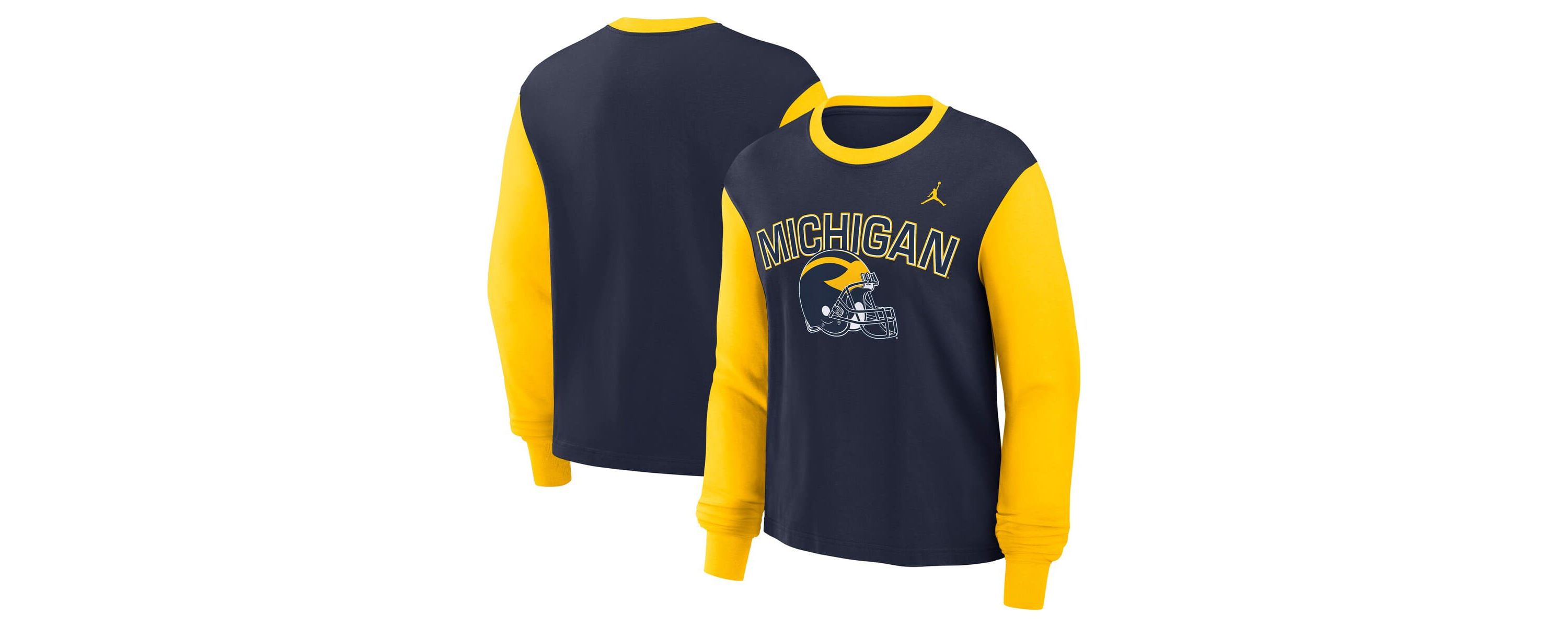 NCAA Nike NCAA Michigan Wolverines Boxy Long Sleeve T-Shirt