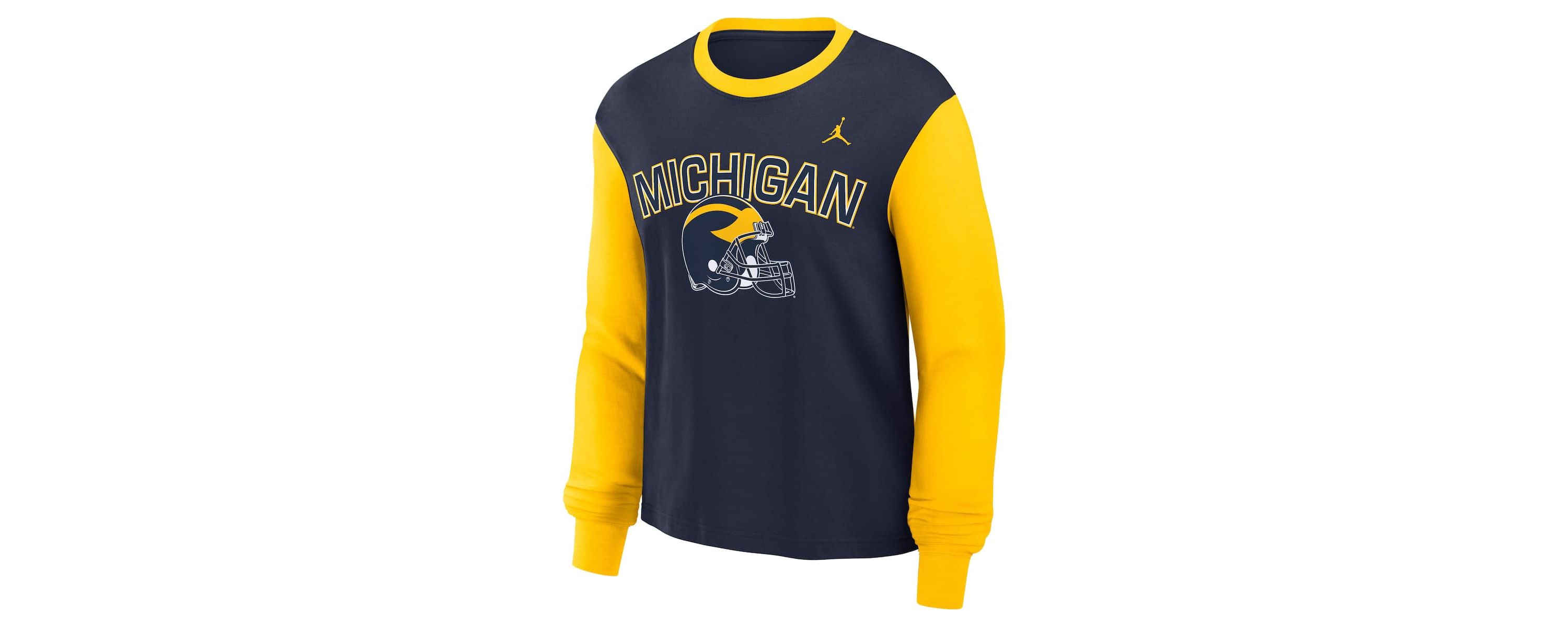 NCAA Nike NCAA Michigan Wolverines Boxy Long Sleeve T-Shirt