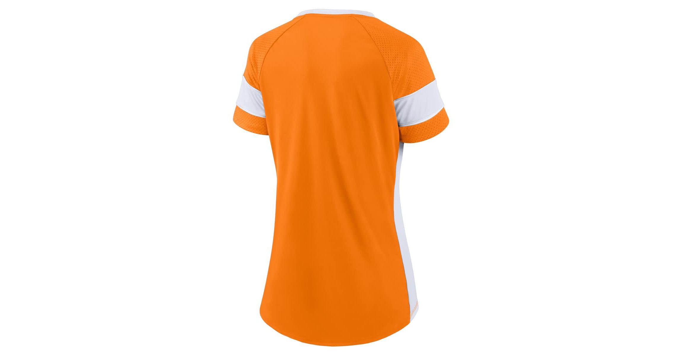 NCAA Fanatics Tennessee Tennessee Volunteers Unmasked Hero Block Party Athena Lace-Up Top