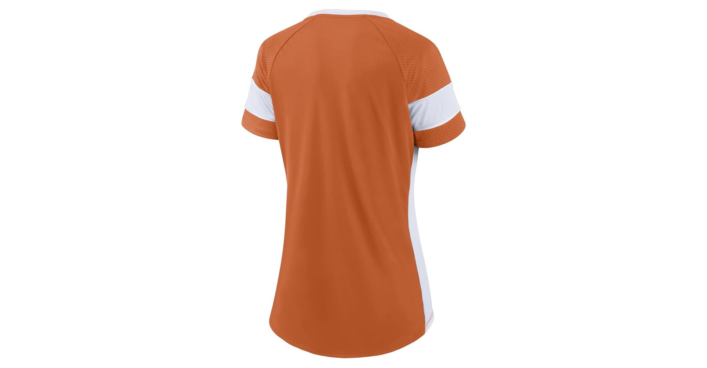 NCAA Fanatics Texas Texas Longhorns Unmasked Hero Block Party Athena Lace-Up Top