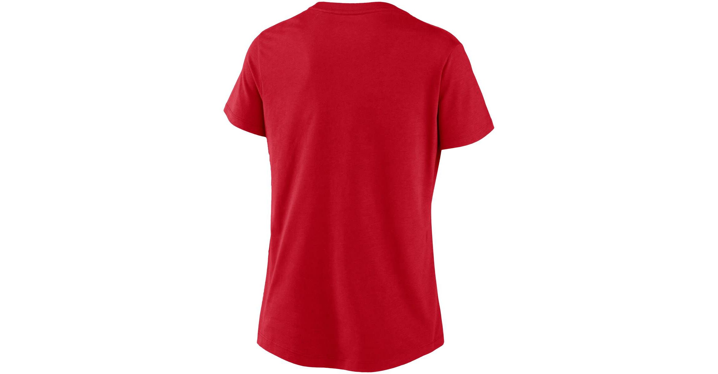 MLB Nike Washington Nationals Local Team Tri-Blend V-Neck T-Shirt