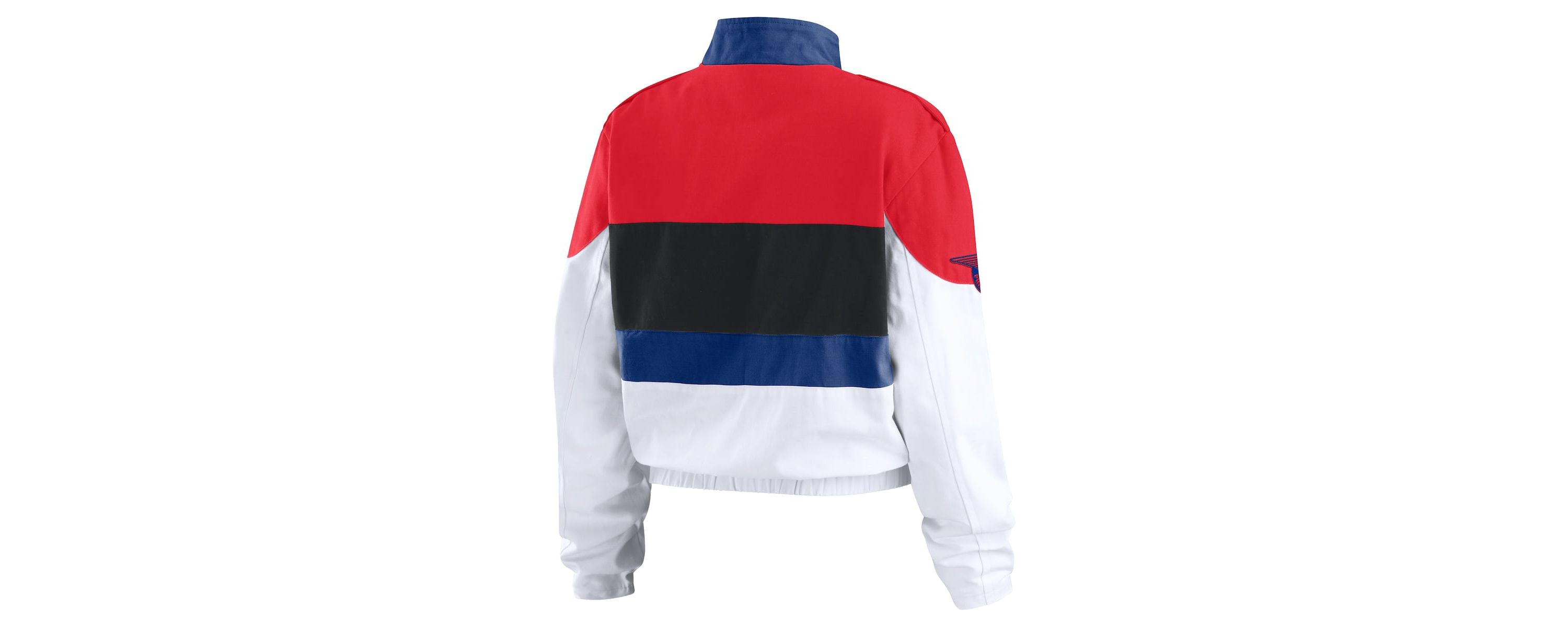 MLB Red/White Philadelphia Phillies Racing Full-Zip Jacket