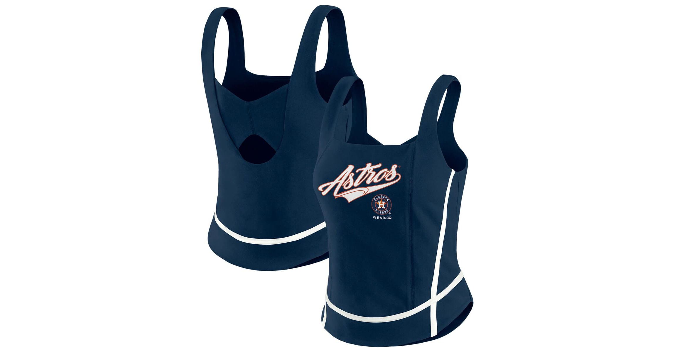 MLB Houston Astros Square Neck Tank Top
