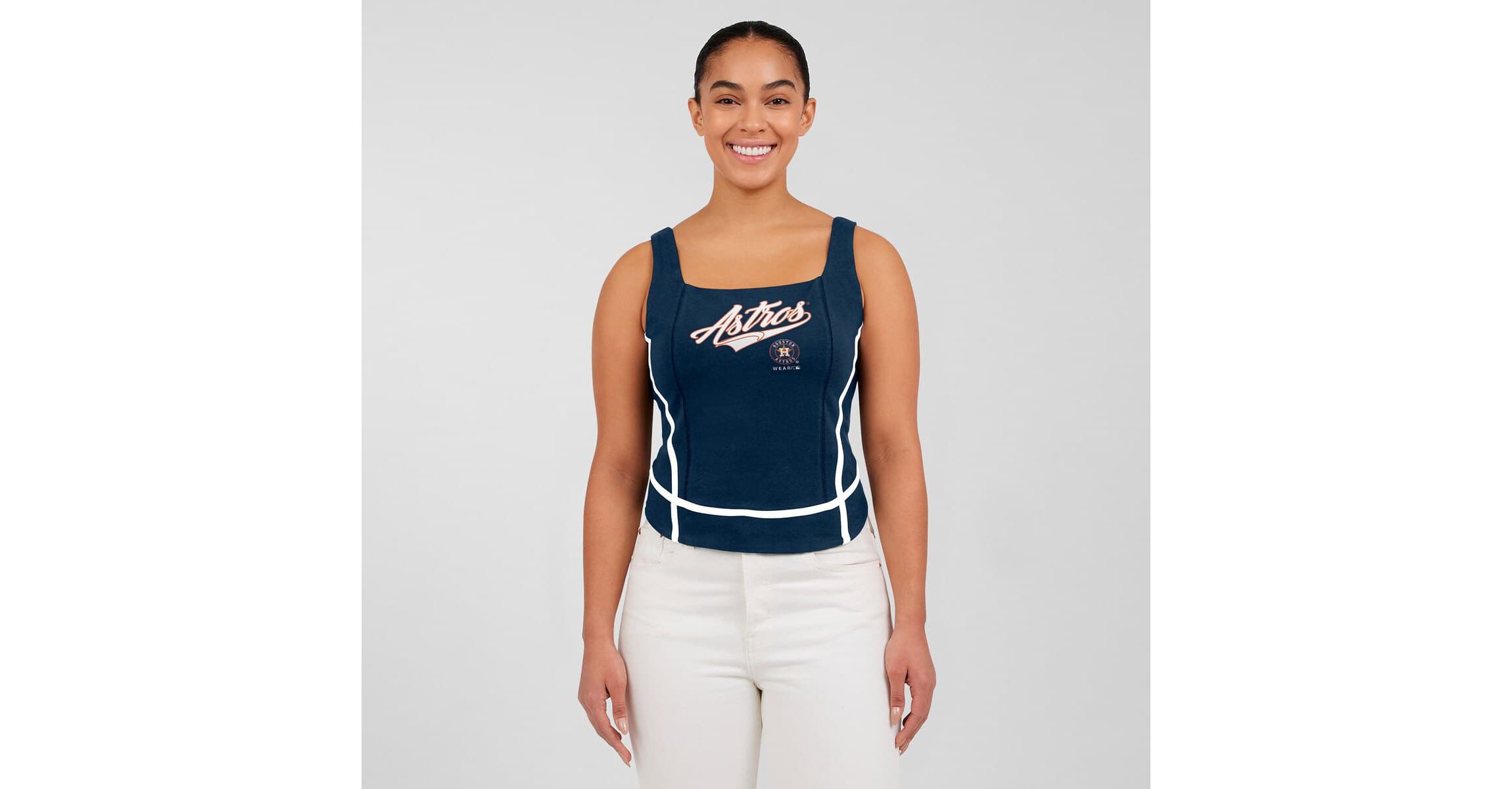 MLB Houston Astros Square Neck Tank Top