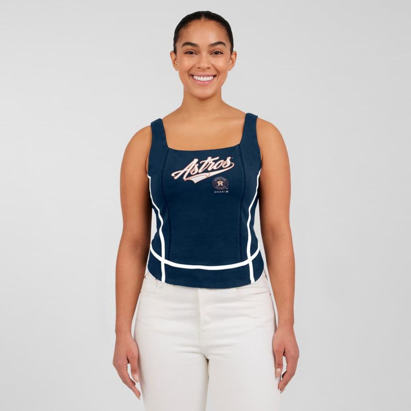 MLB Houston Astros Square Neck Tank Top