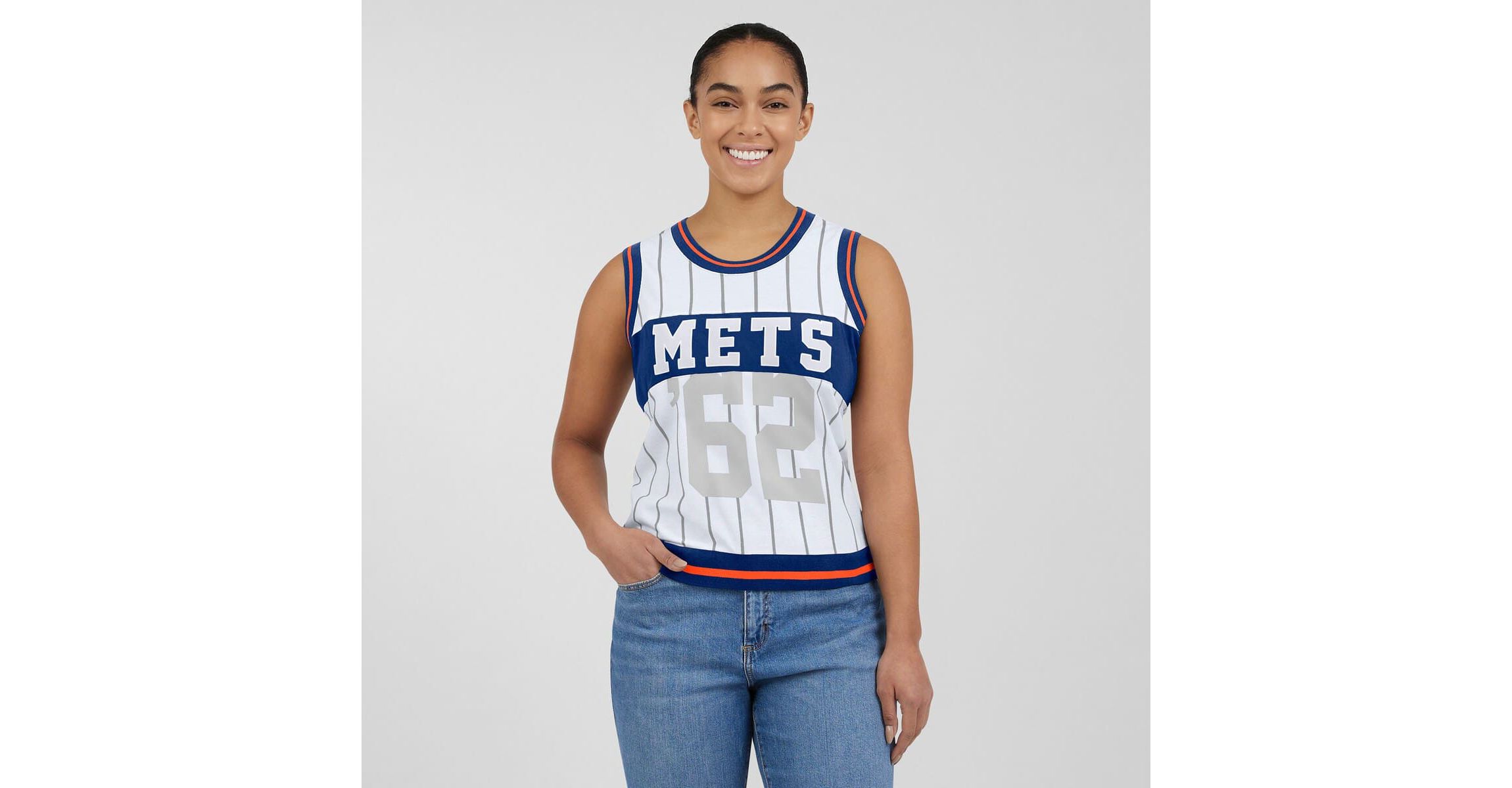 MLB New York Mets Sporty Tank Top