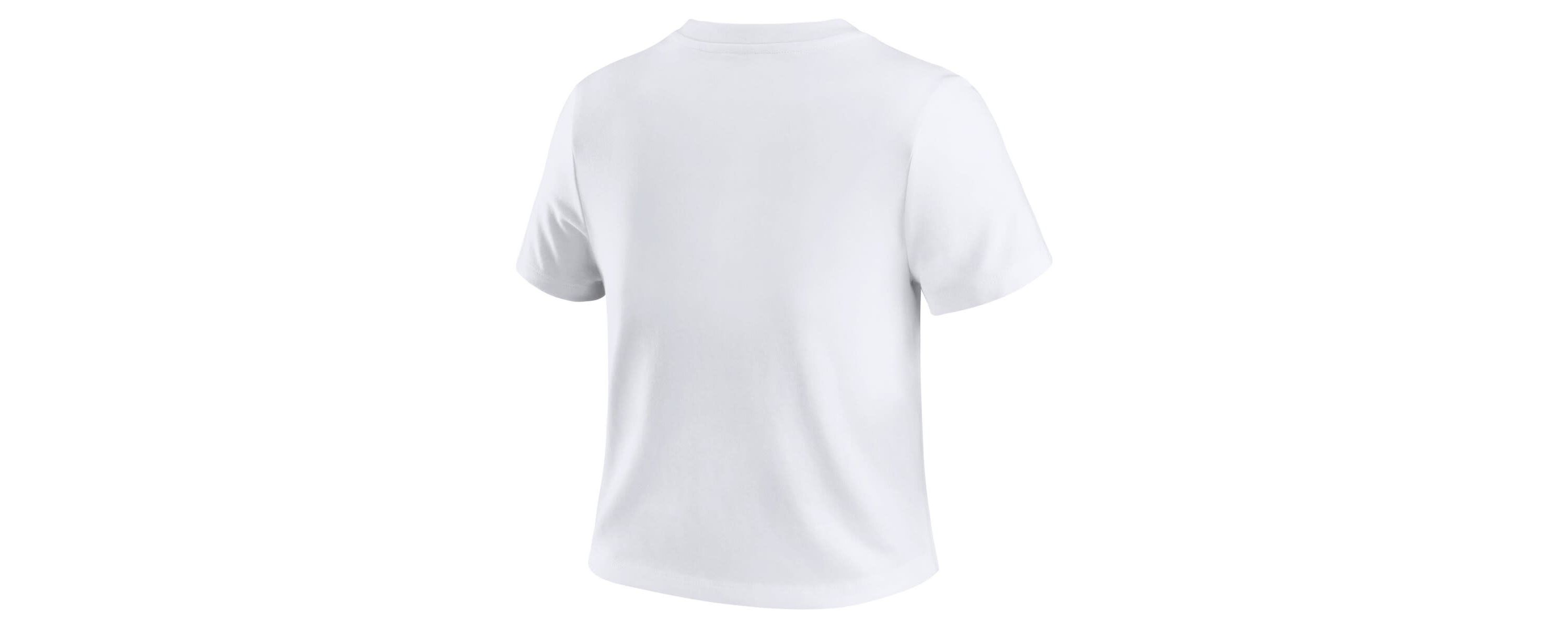 MLB Atlanta Braves Distressed Cropped Baby T-Shirt