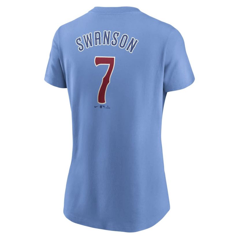 MLB Nike Dansby Swanson Baby Chicago Cubs Fuse Name & Number T-Shirt
