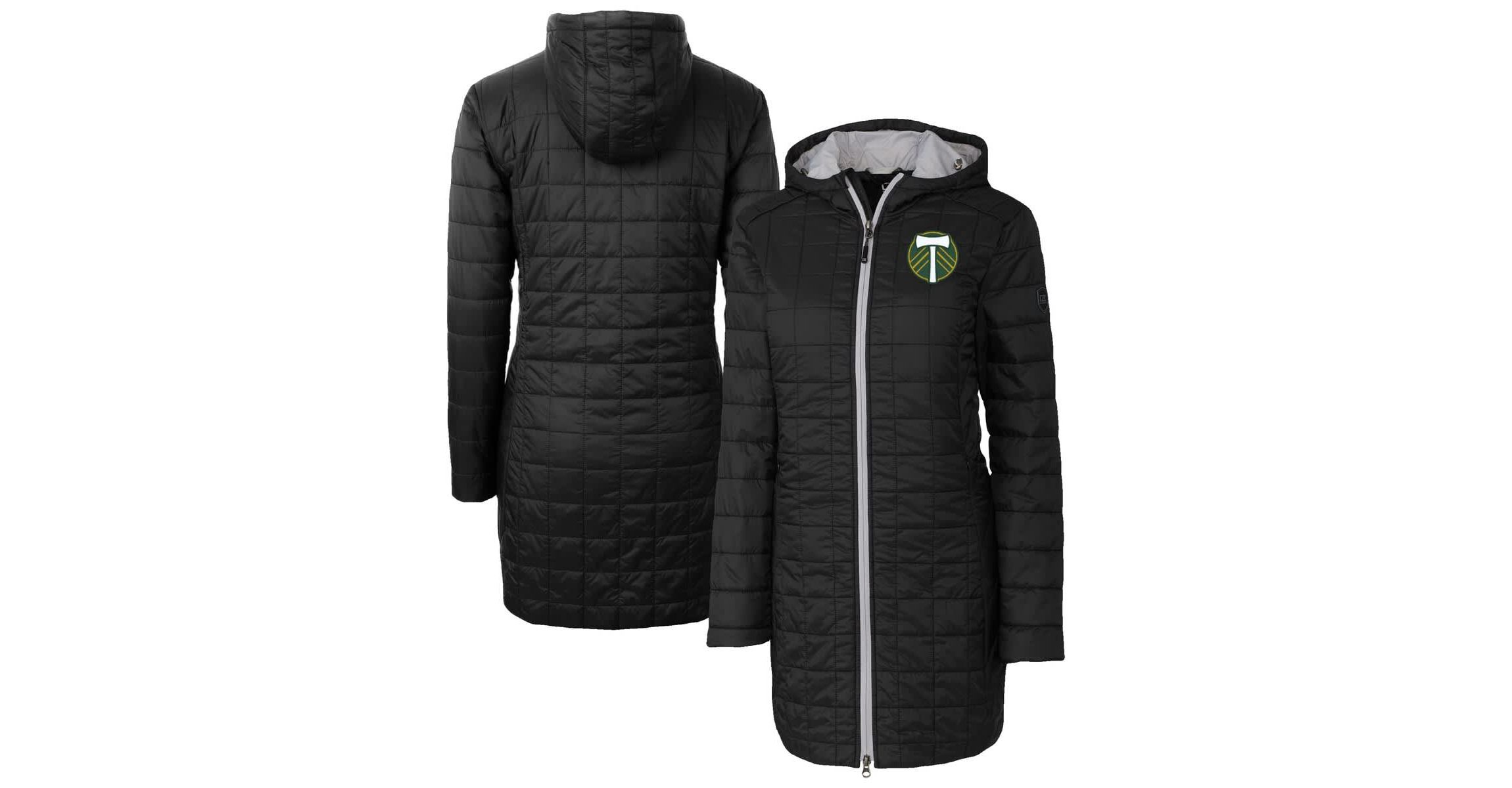 MLS Portland Timbers Rainier PrimaLoft® Eco Insulated Hooded Full-Zip Long Coat