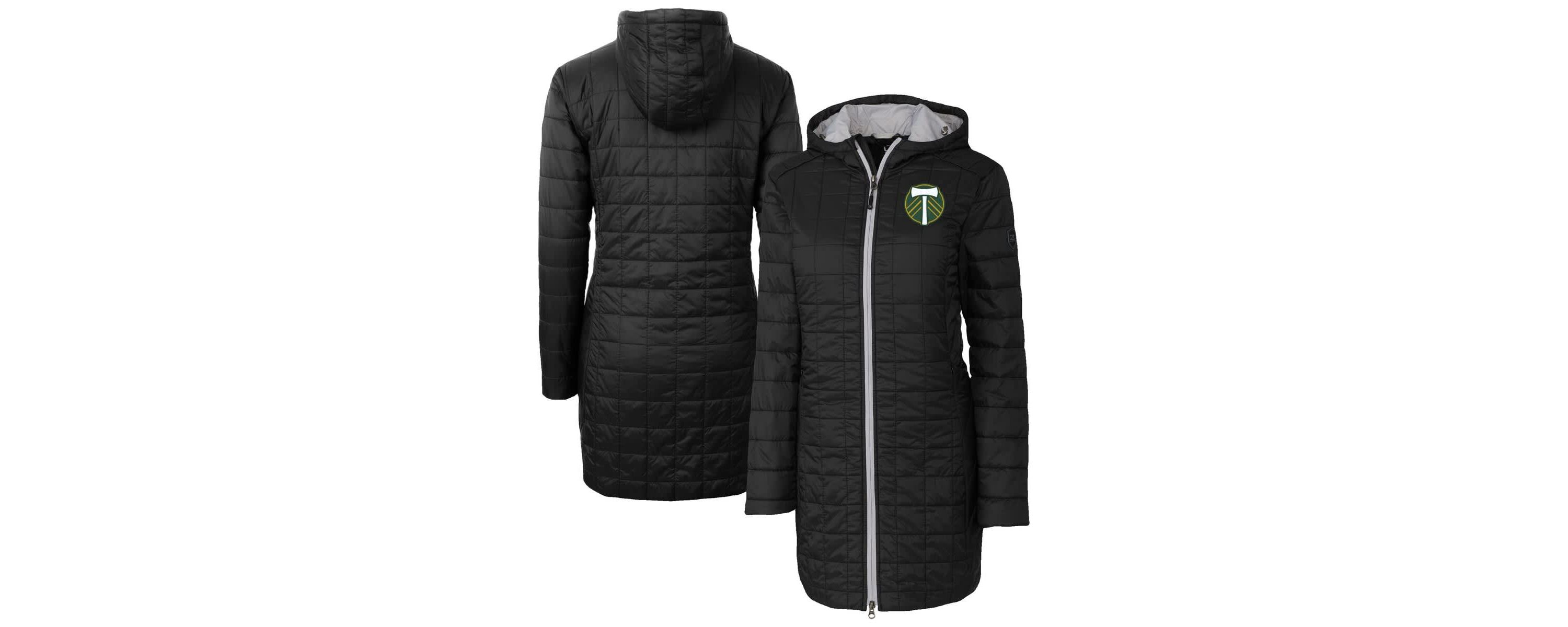 MLS Portland Timbers Rainier PrimaLoft® Eco Insulated Hooded Full-Zip Long Coat