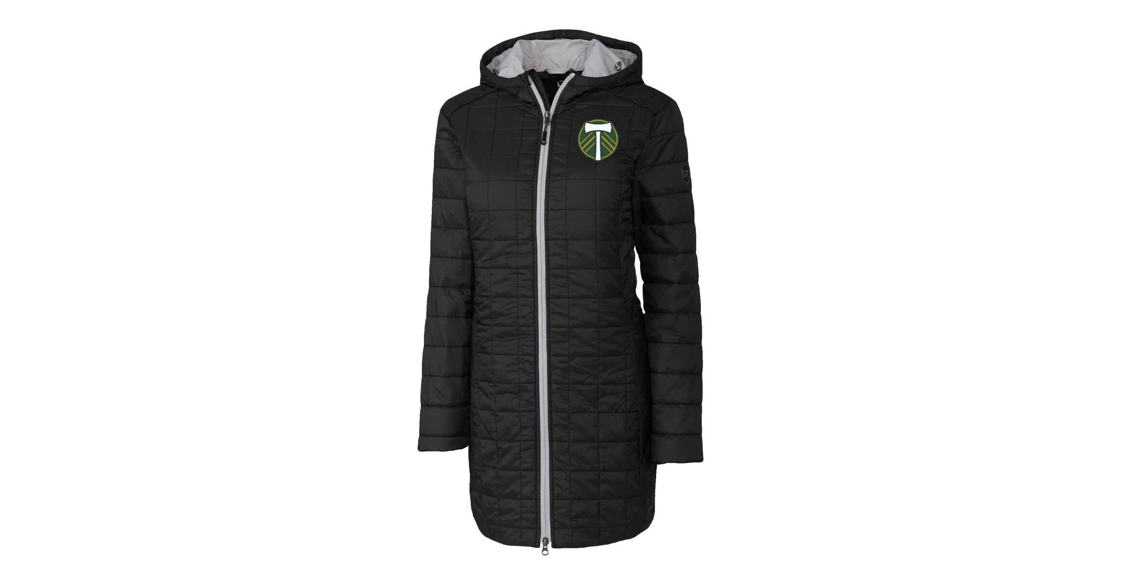 MLS Portland Timbers Rainier PrimaLoft® Eco Insulated Hooded Full-Zip Long Coat