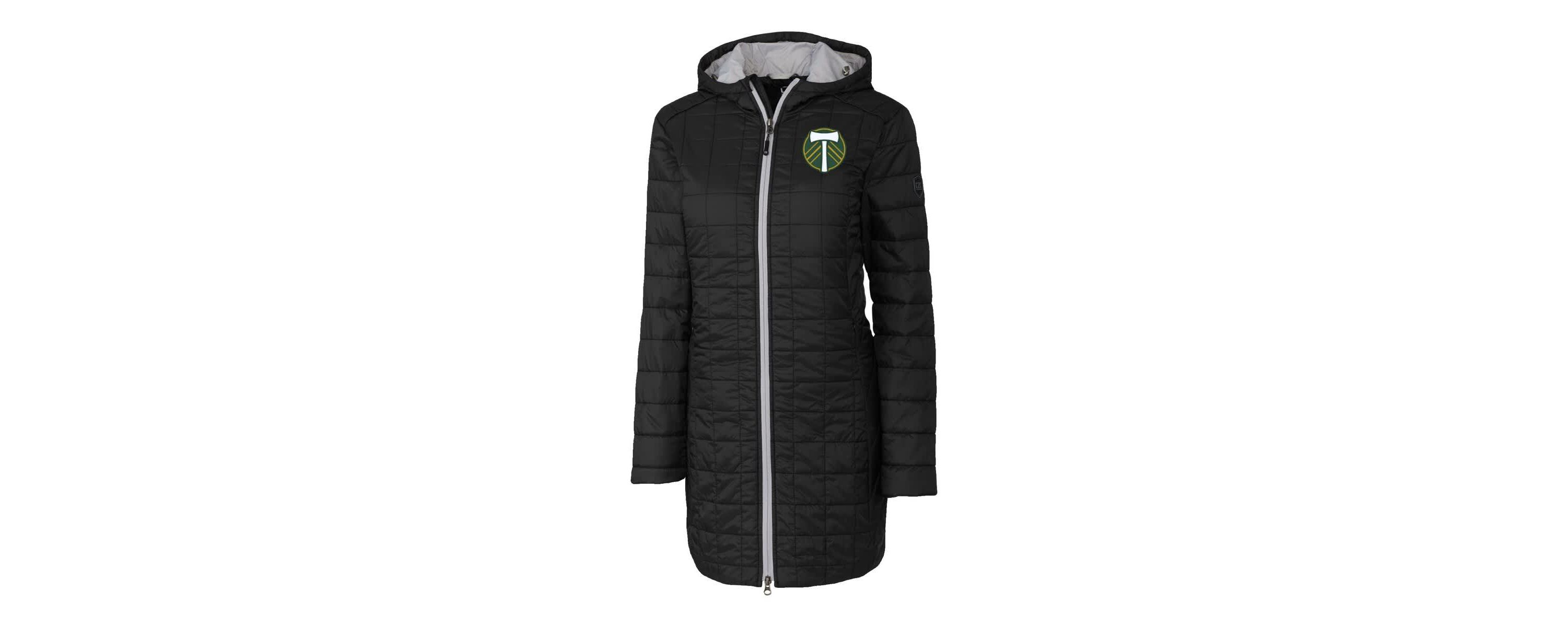 MLS Portland Timbers Rainier PrimaLoft® Eco Insulated Hooded Full-Zip Long Coat