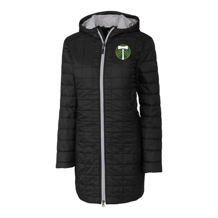 MLS Portland Timbers Rainier PrimaLoft® Eco Insulated Hooded Full-Zip Long Coat