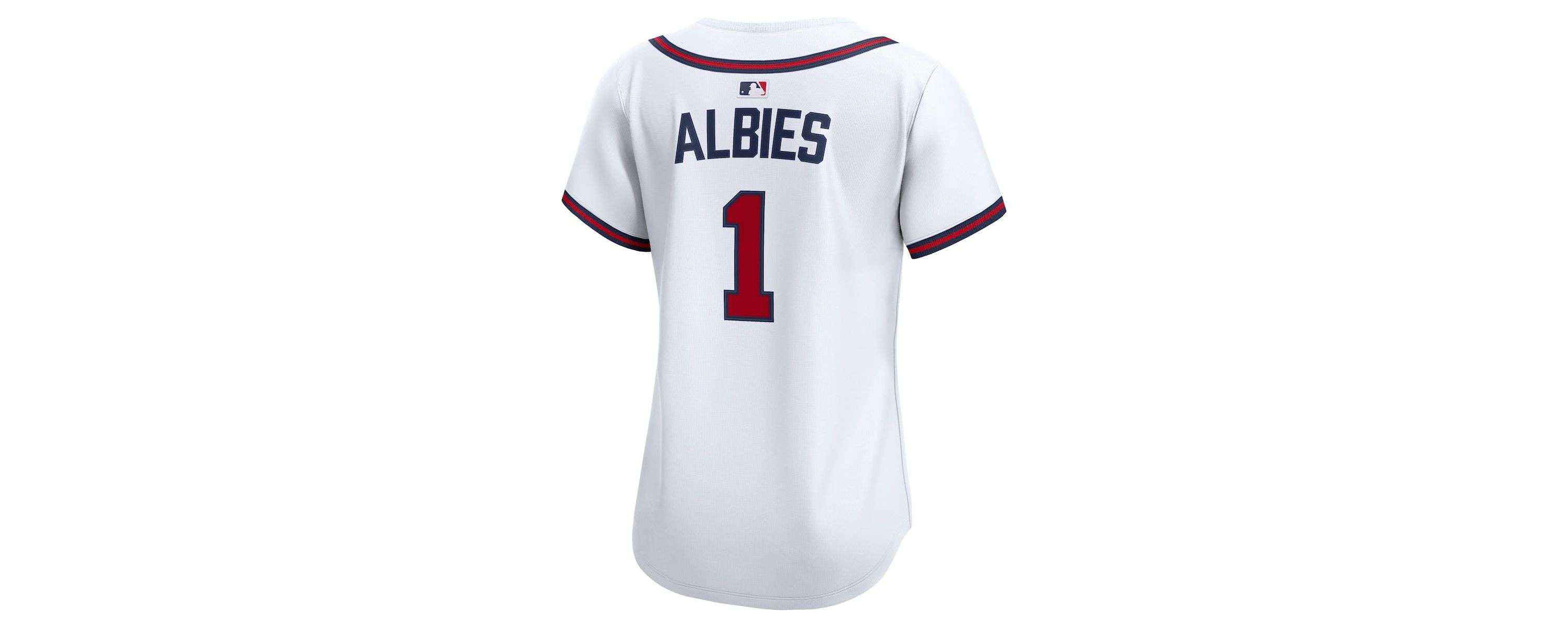 MLB Nike Ozzie Albies Atlanta Braves Home Limited Player Jersey