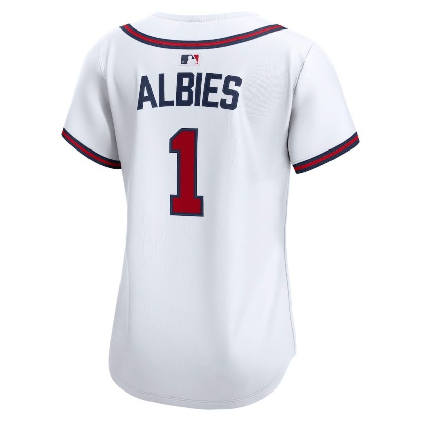 MLB Nike Ozzie Albies Atlanta Braves Home Limited Player Jersey