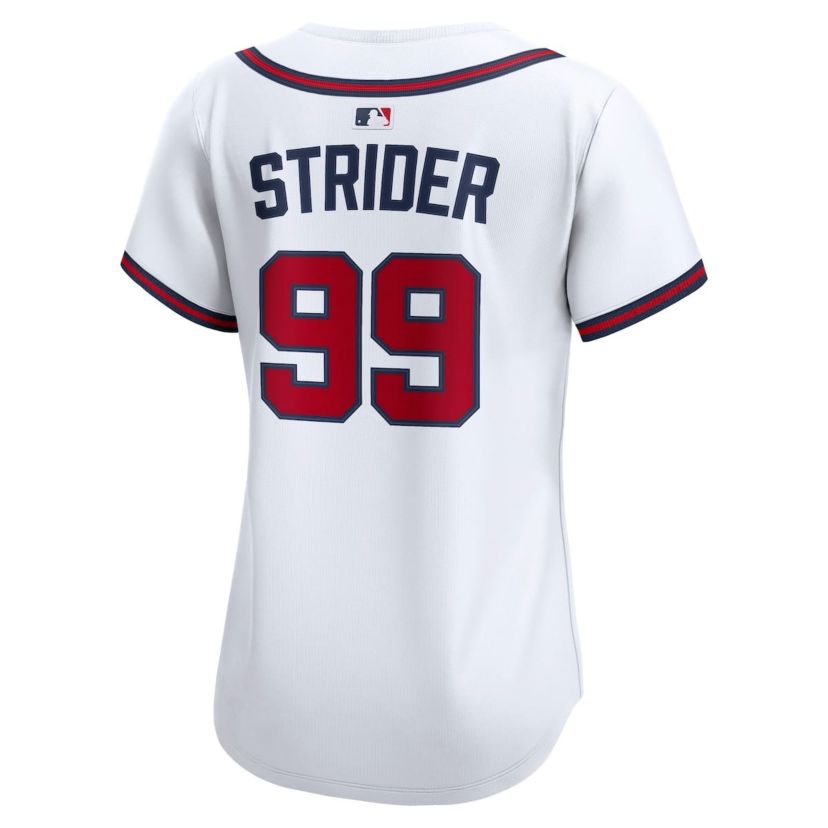 MLB Nike Spencer Strider Atlanta Braves Home Limited Player Jersey
