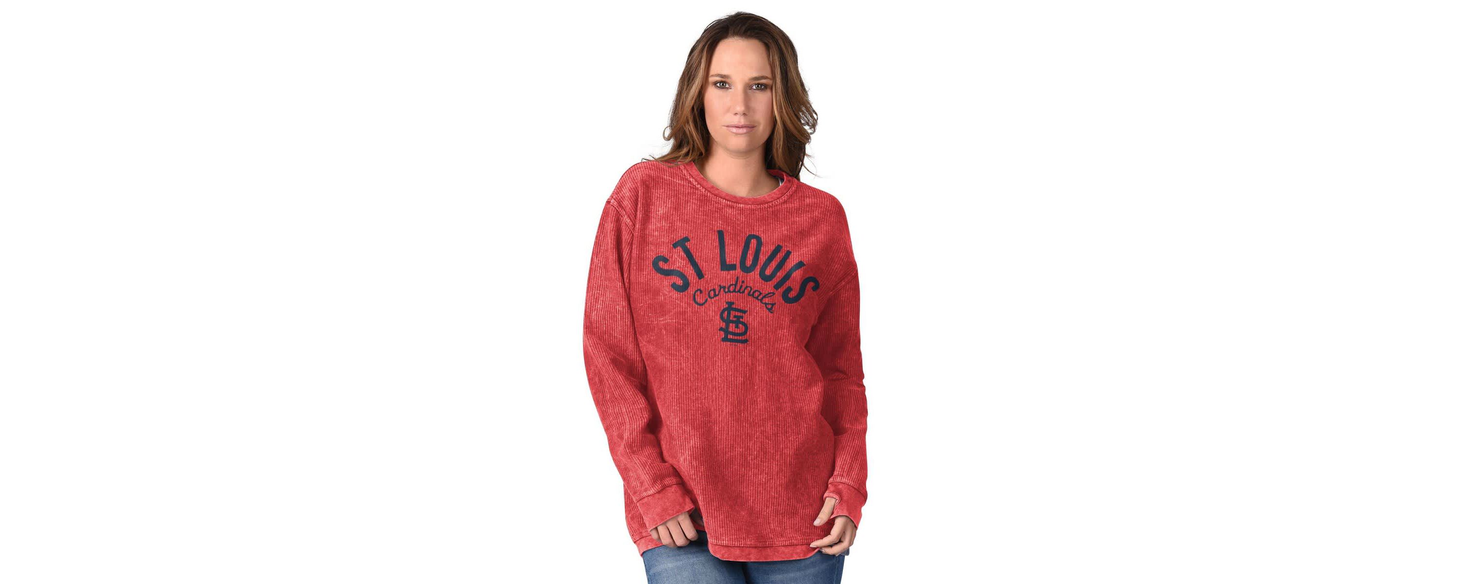 MLB St. Louis Cardinals Comfy Cord Pullover Sweatshirt