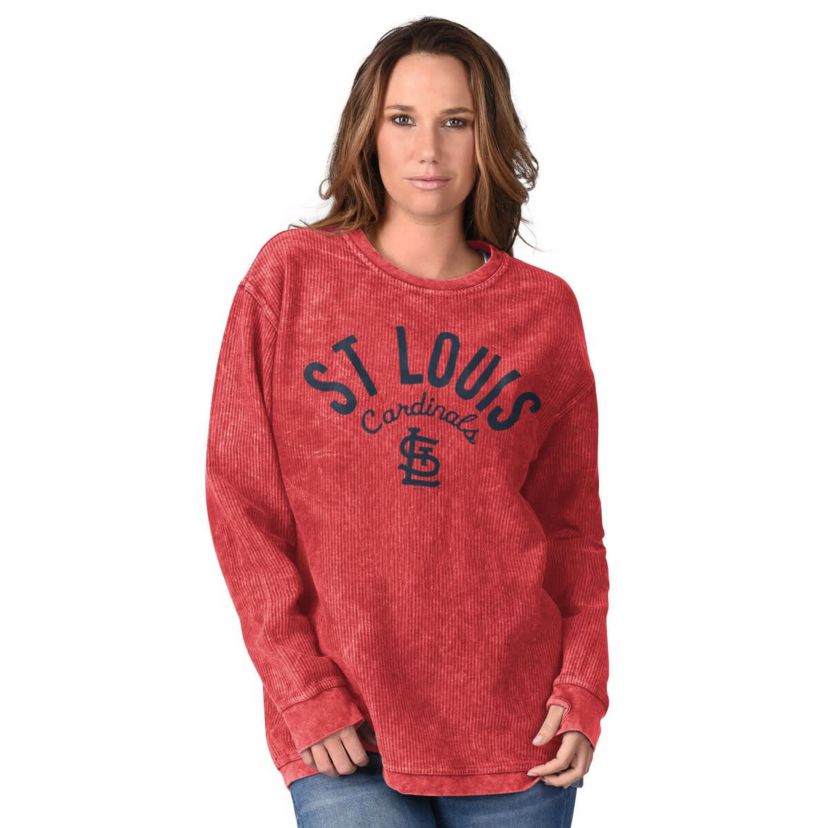 MLB St. Louis Cardinals Comfy Cord Pullover Sweatshirt