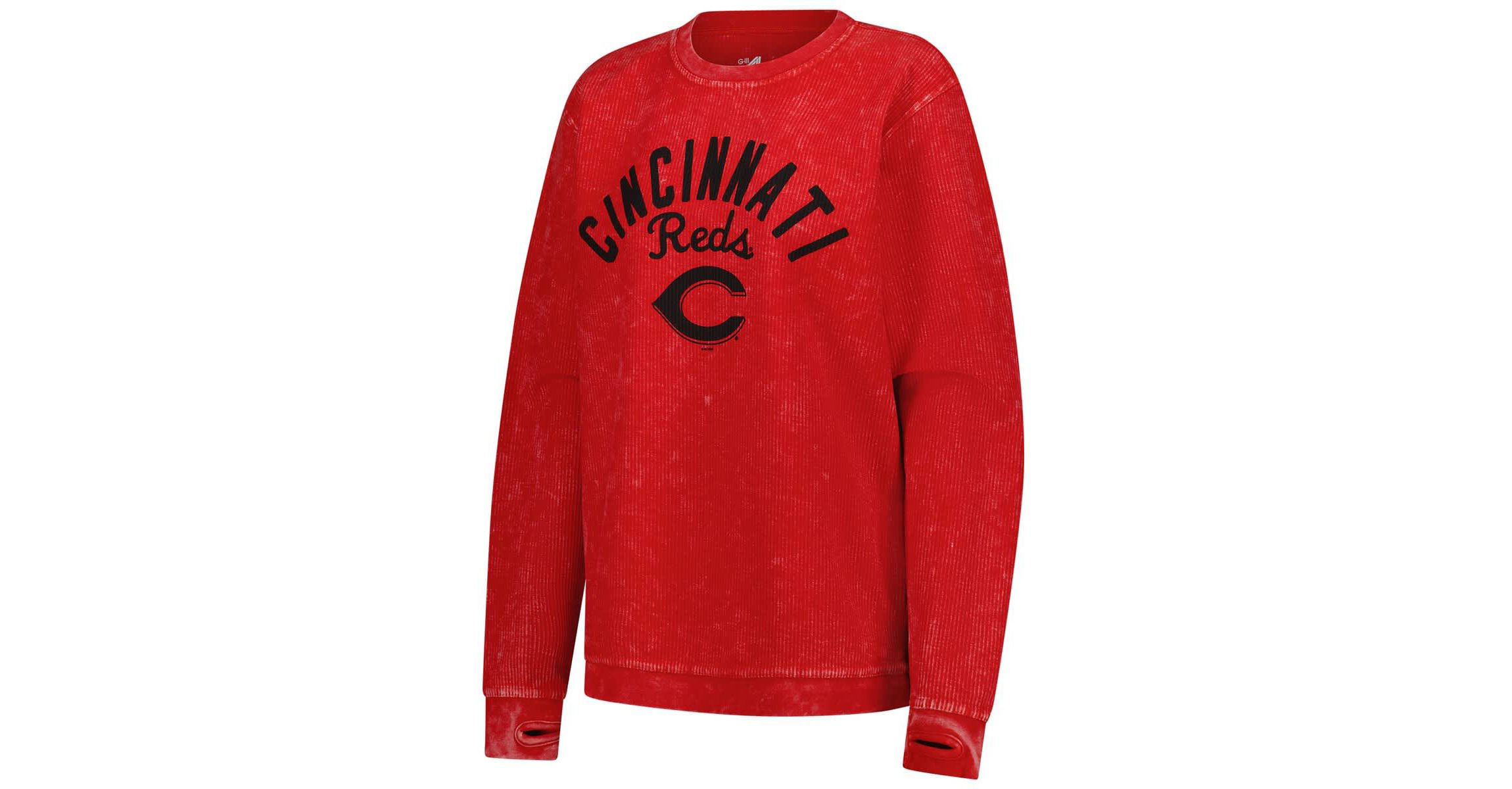 MLB Cincinnati Reds Comfy Cord Pullover Sweatshirt