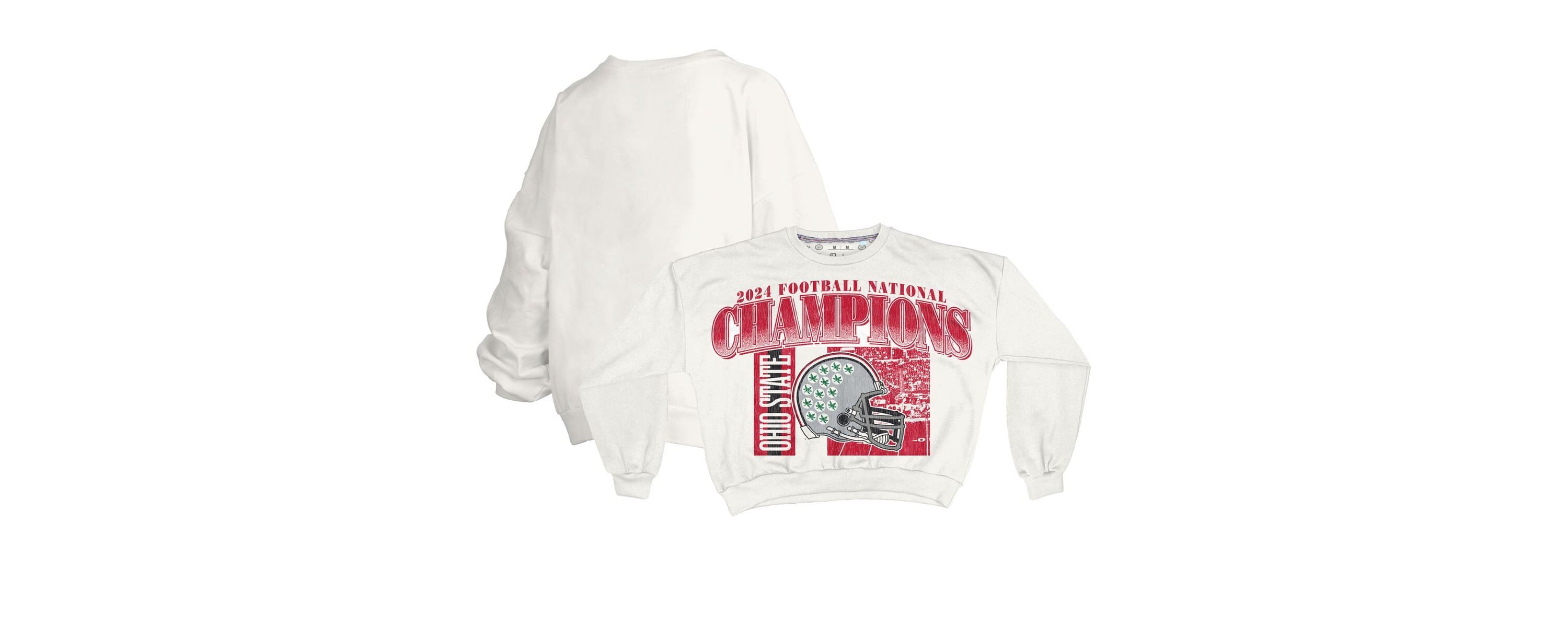 NCAA Ohio State Buckeyes NCAA Football Playoff 2024 National s Zone Oversized Sweatshirt