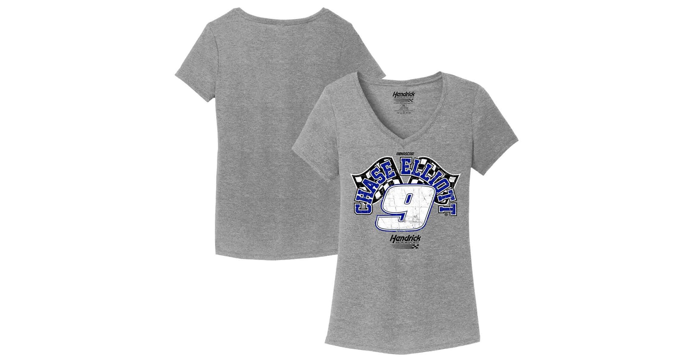 NASCAR Chase Elliott Name & Number V-Neck T-Shirt