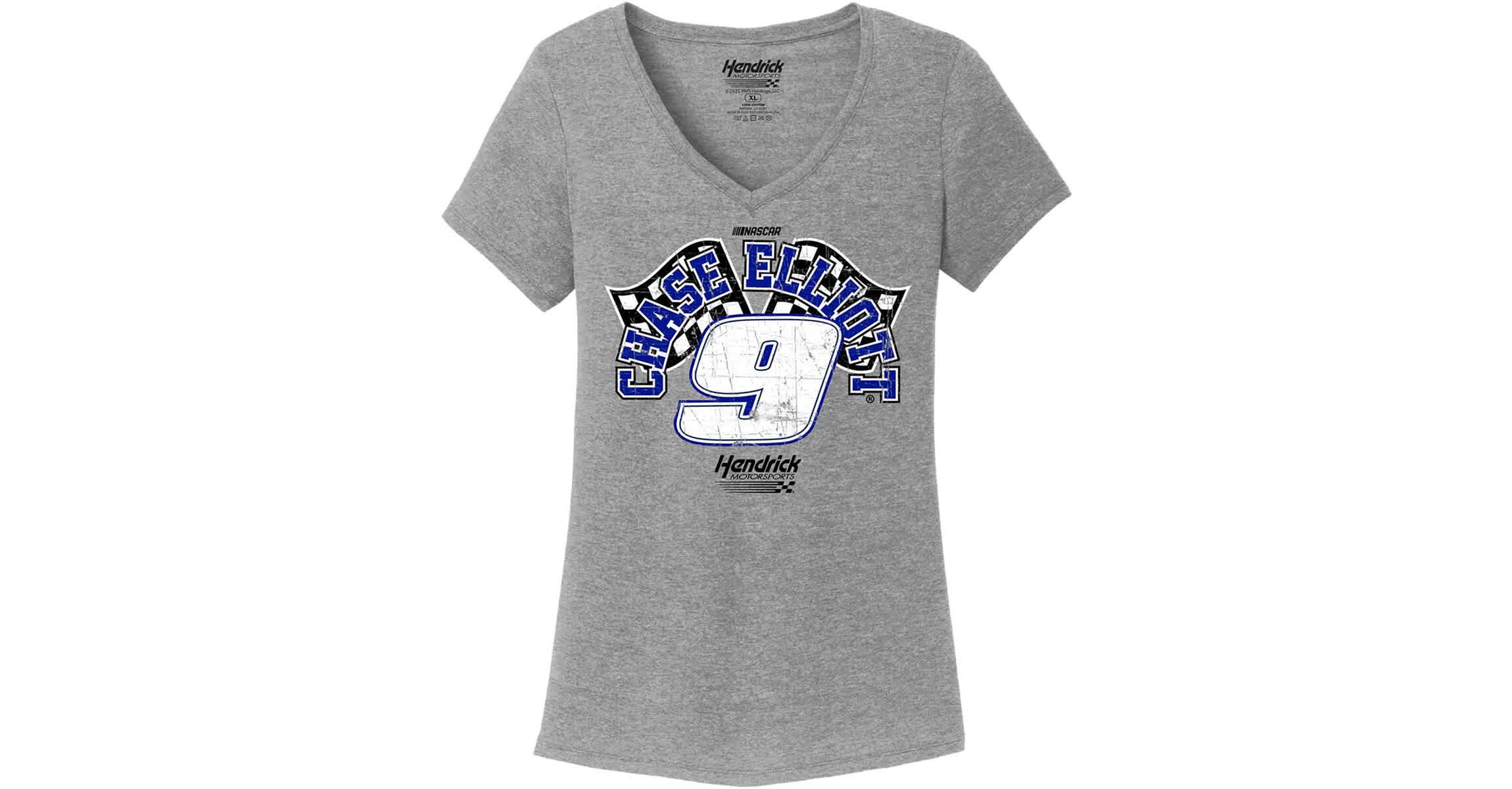 NASCAR Chase Elliott Name & Number V-Neck T-Shirt