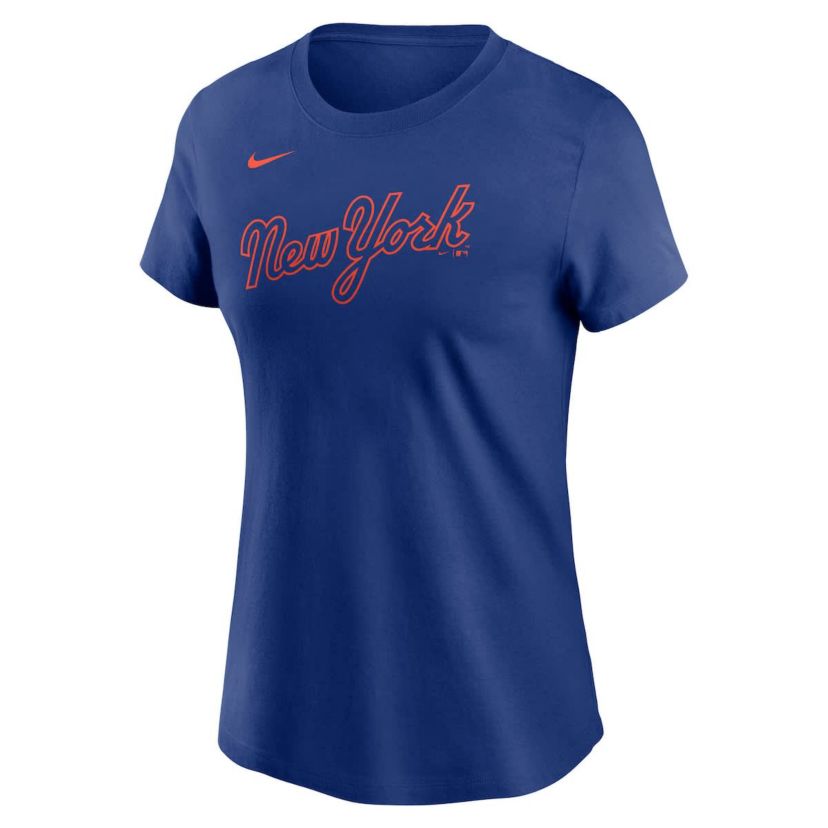 MLB Nike Francisco Lindor New York Mets Fuse Name & Number T-Shirt