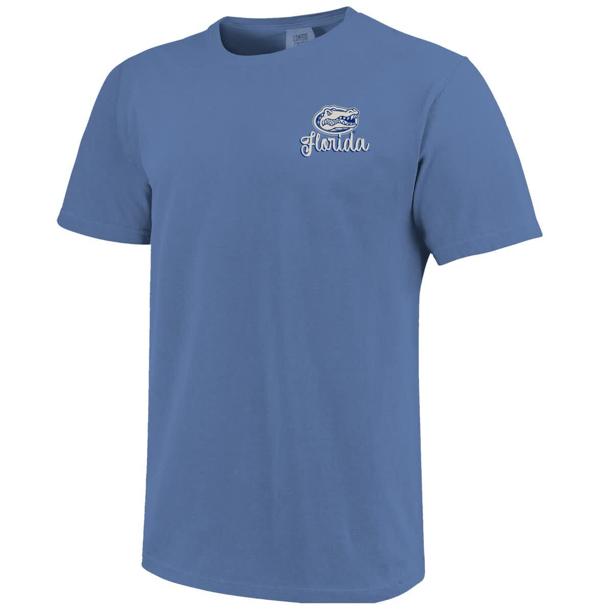 NCAA Florida Gators Campus Scene Drawing Script T-Shirt