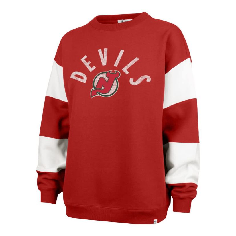 NHL New Jersey Devils Eephus Barred Pullover Sweatshirt