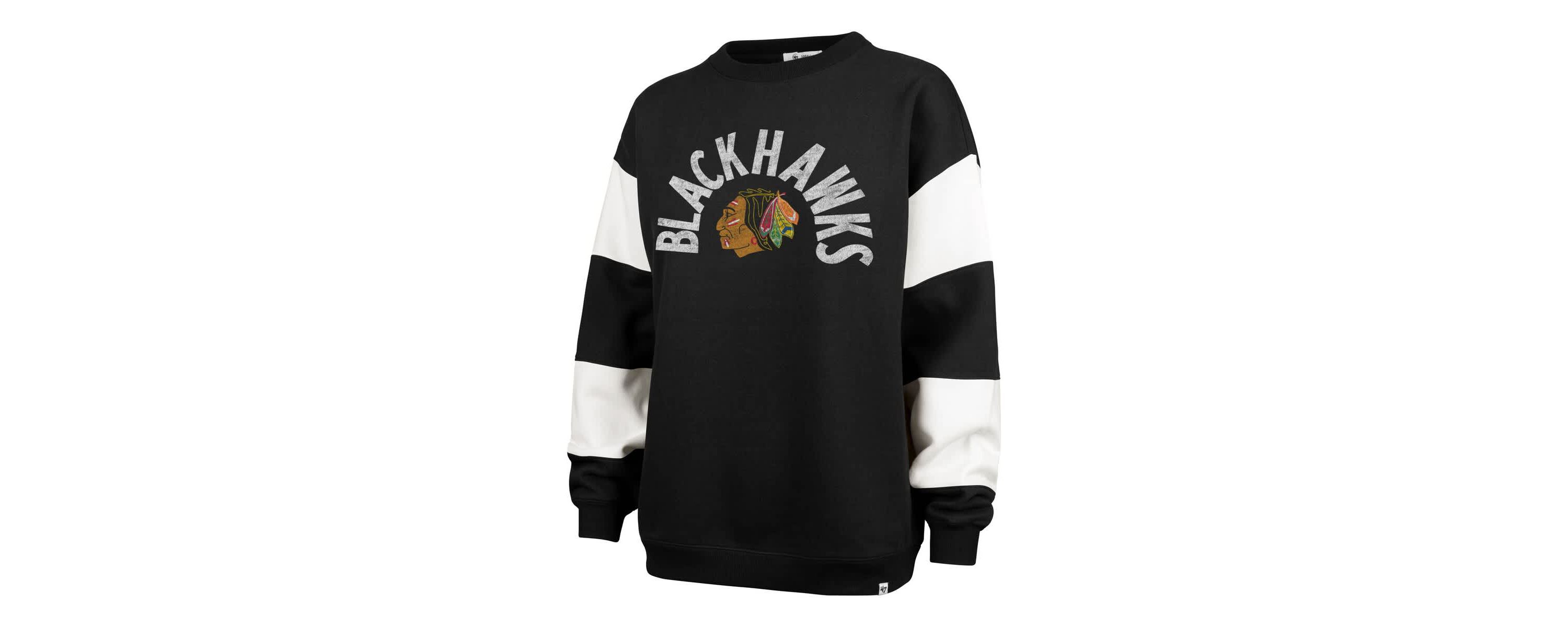 NHL Chicago Blackhawks Eephus Barred Pullover Sweatshirt