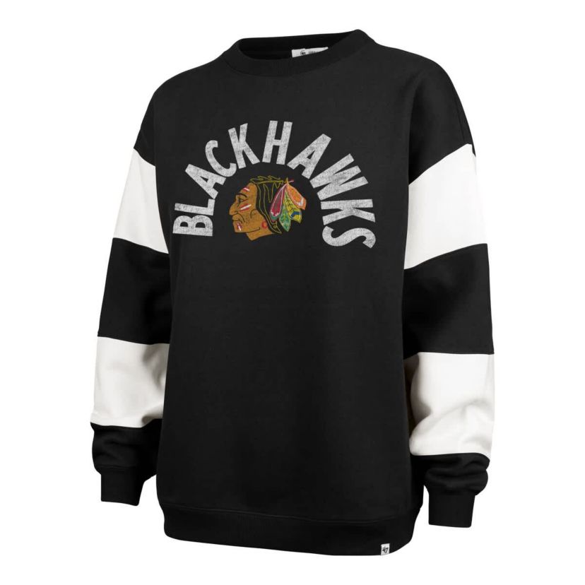 NHL Chicago Blackhawks Eephus Barred Pullover Sweatshirt