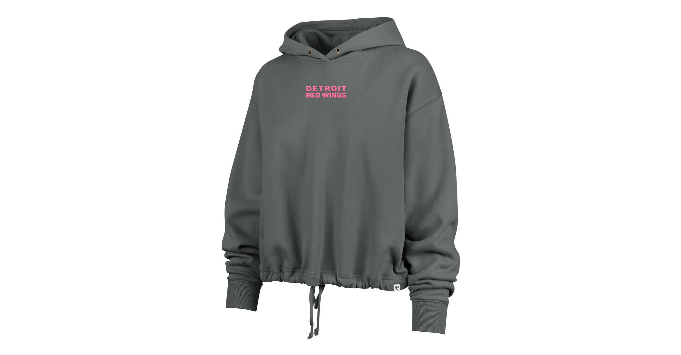 NHL Detroit Wings Bright Side Venice Cropped Pullover Hoodie