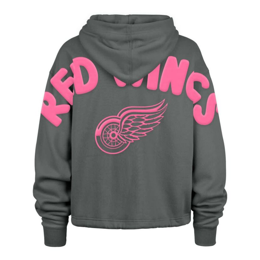 NHL Detroit Wings Bright Side Venice Cropped Pullover Hoodie
