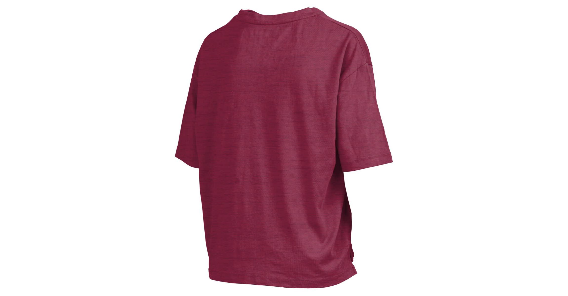 NCAA South Carolina Gamecocks Nelson Arch Over Logo Waist Length Oversized Slub T-Shirt