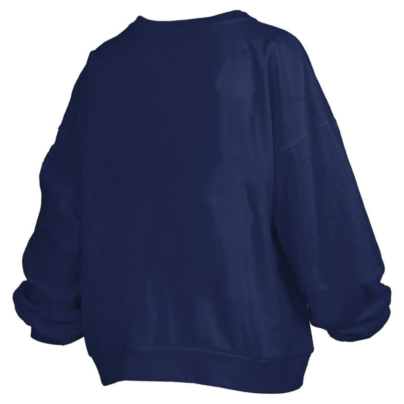 NCAA Auburn Tigers Janise Arch Over Logo Waist Length Oversized Pullover Sweatshirt
