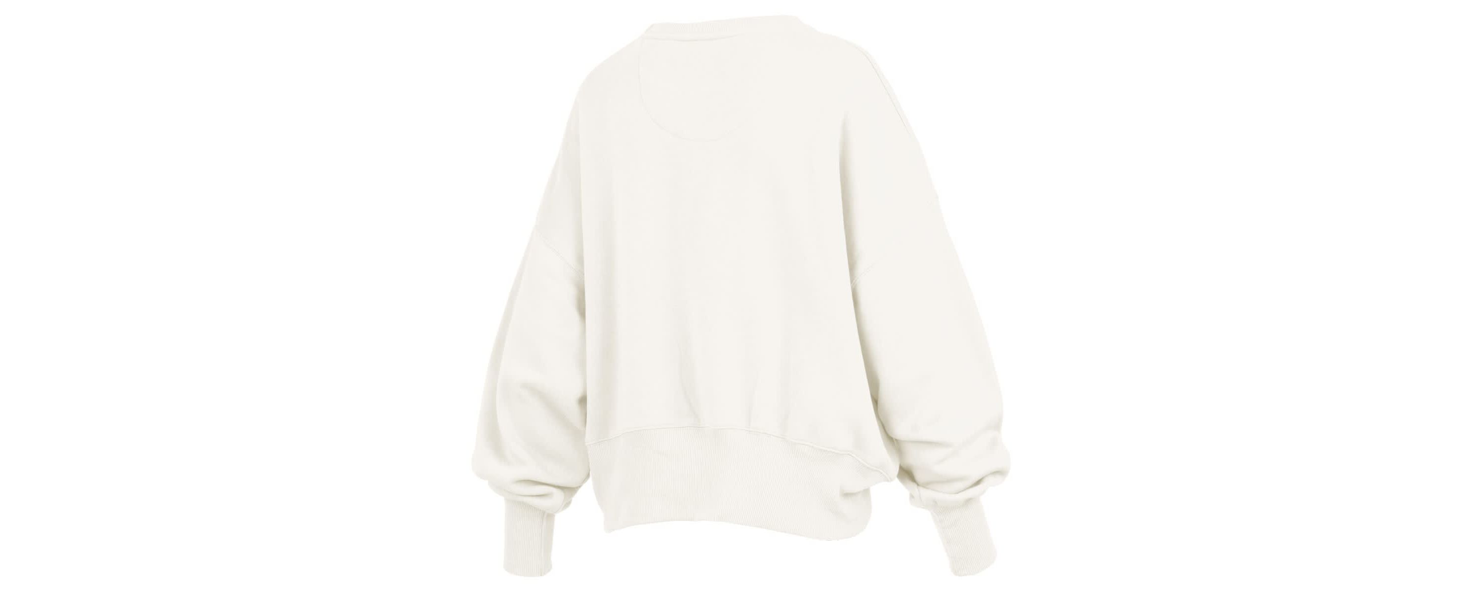 NCAA Michigan Wolverines Oversized Chelsea Waist Length Pullover Sweatshirt