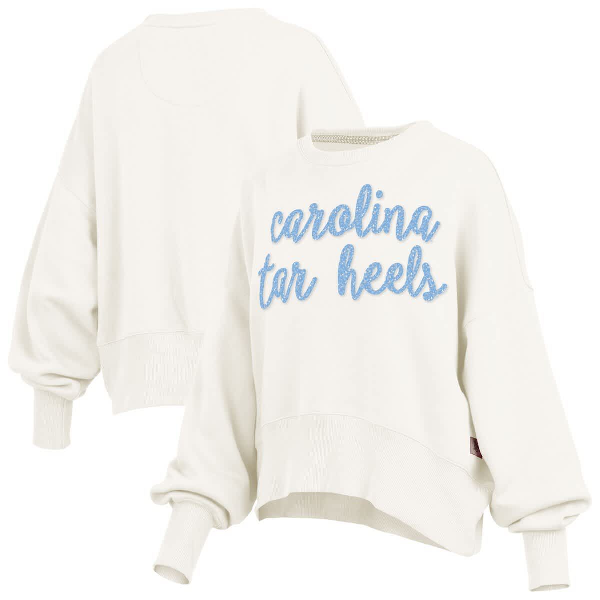NCAA North Carolina Tar Heels Oversized Chelsea Waist Length Pullover Sweatshirt