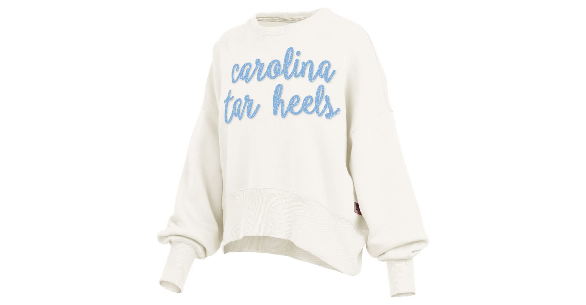 NCAA North Carolina Tar Heels Oversized Chelsea Waist Length Pullover Sweatshirt
