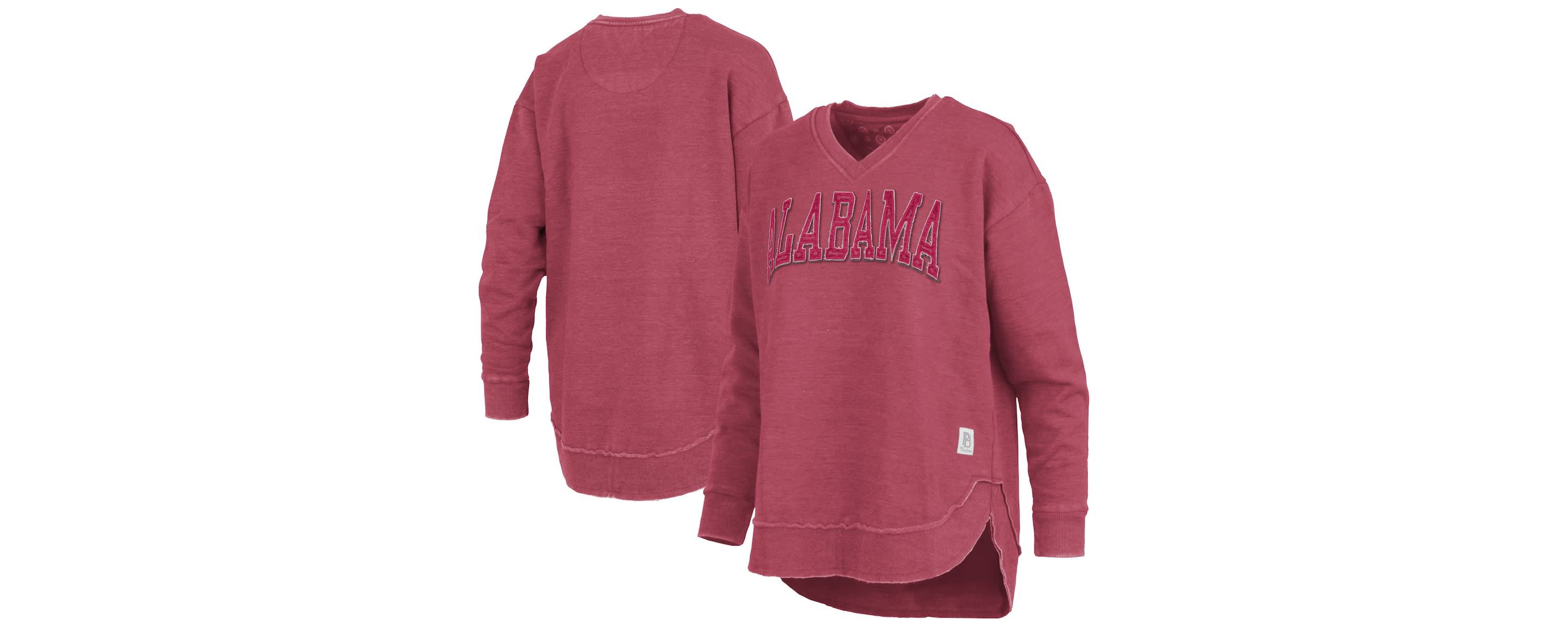 Alabama Crimson Tide NCAA Alabama Tide Westin Poncho V-Neck Pullover Sweatshirt