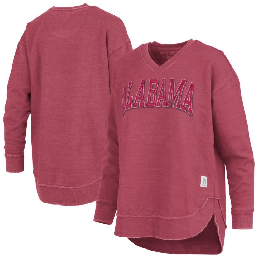 Alabama Crimson Tide NCAA Alabama Tide Westin Poncho V-Neck Pullover Sweatshirt