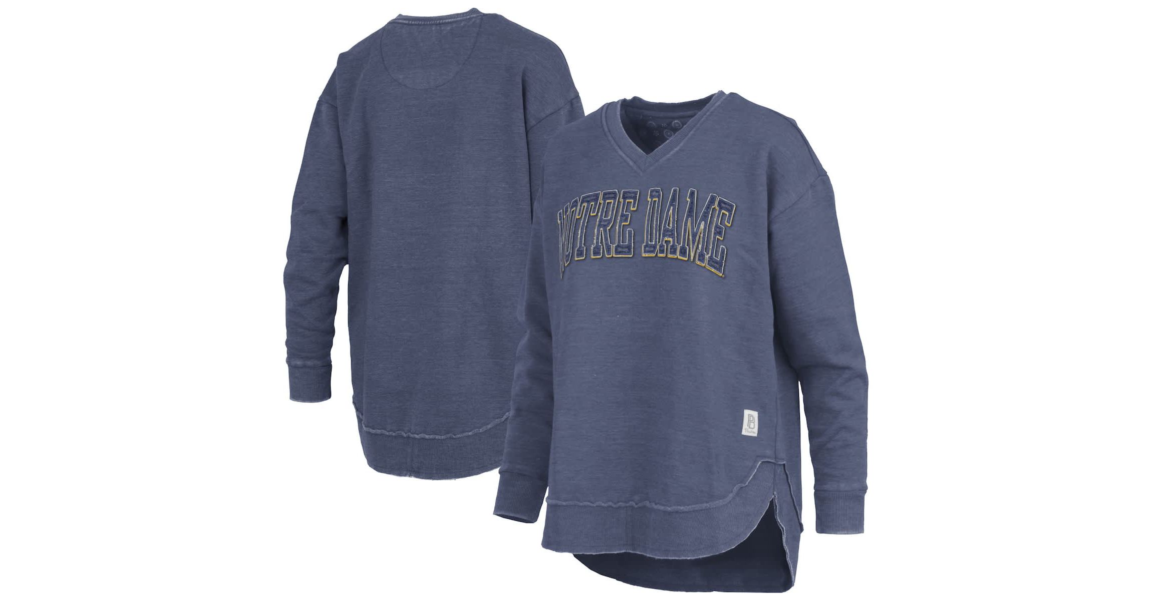 NCAA Notre Dame Fighting Irish Westin Poncho V-Neck Pullover Sweatshirt