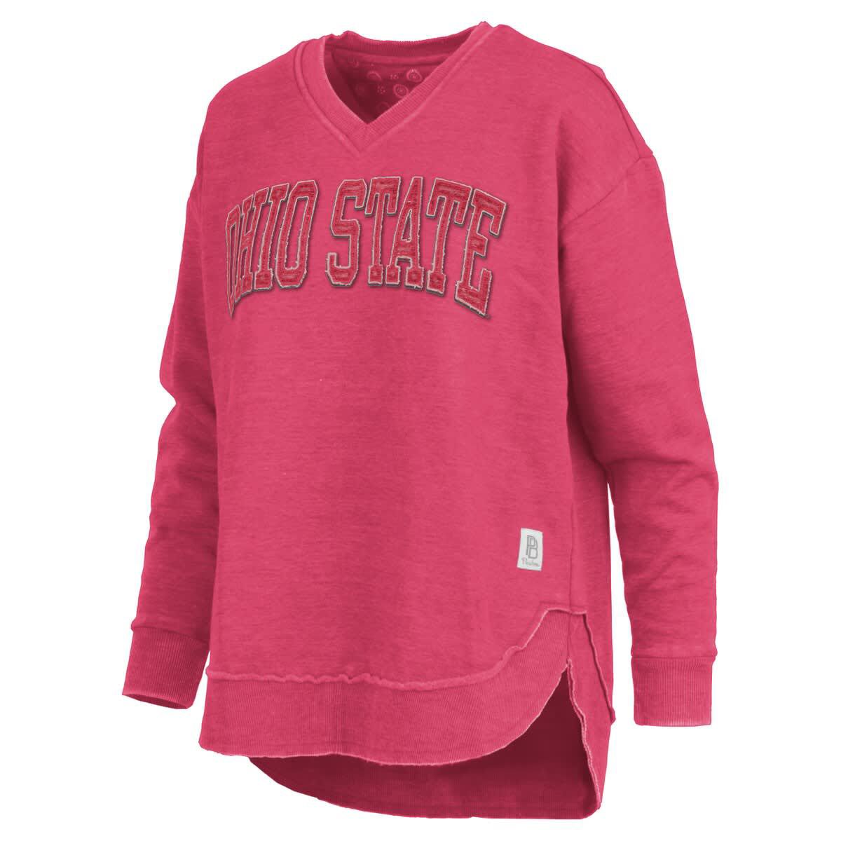 NCAA Ohio State Buckeyes Westin Poncho V-Neck Pullover Sweatshirt
