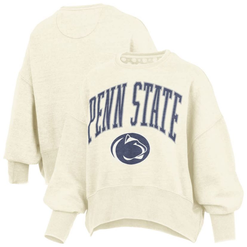NCAA Penn State Nittany Lions Oversized Waist-Length Crewneck Sweatshirt
