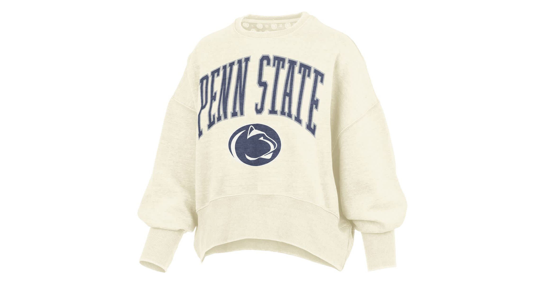 NCAA Penn State Nittany Lions Oversized Waist-Length Crewneck Sweatshirt