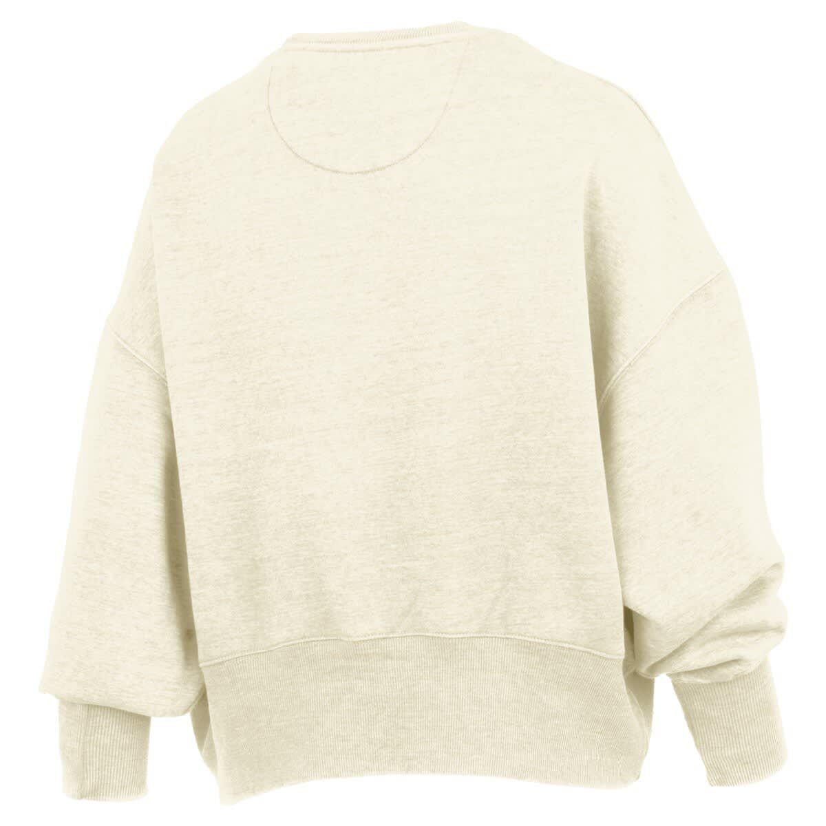 NCAA Georgia Bulldogs Oversized Waist-Length Crewneck Sweatshirt