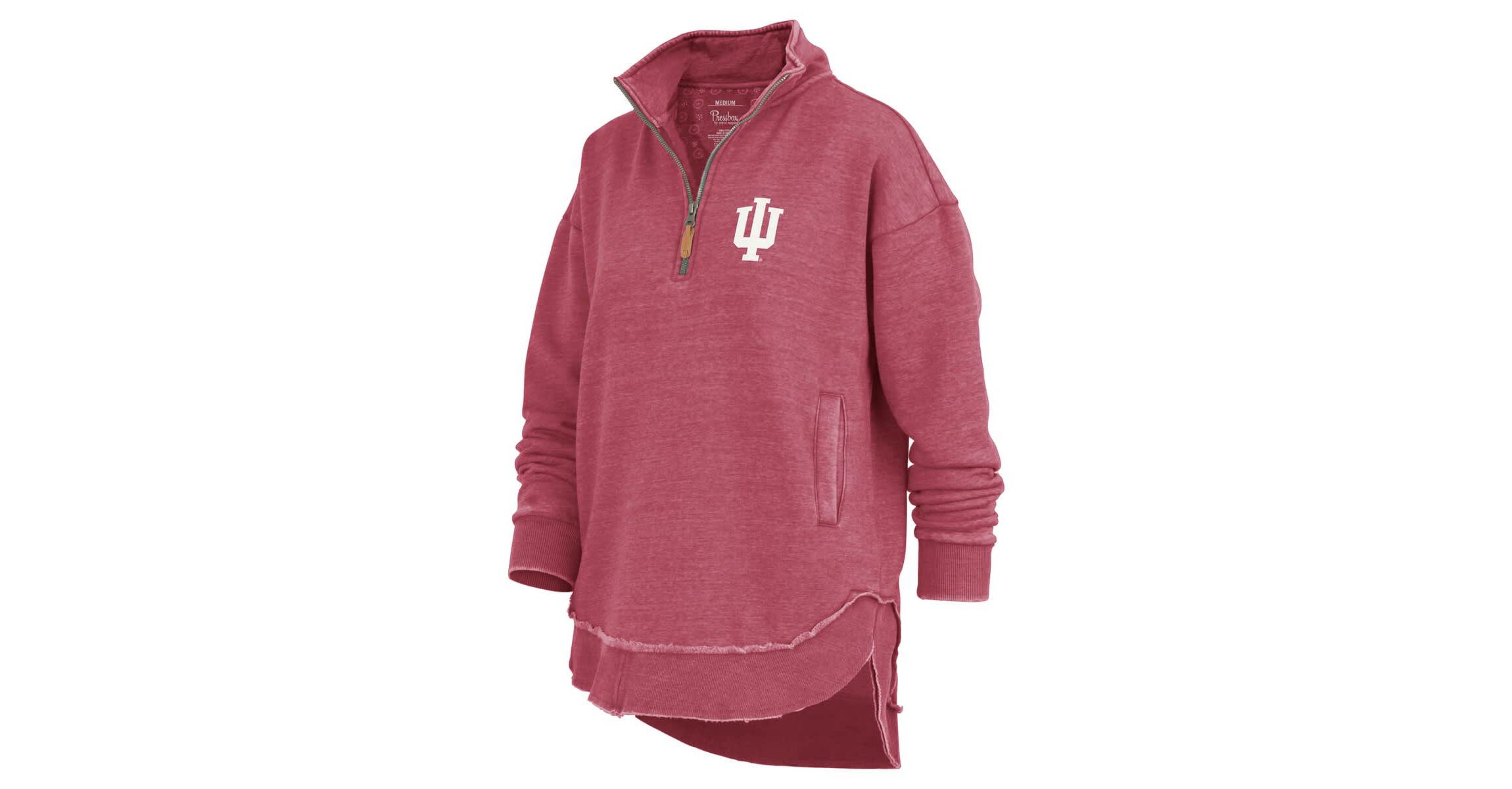 NCAA Indiana Hoosiers Northfork Sojourn Poncho Quarter-Zip Sweatshirt