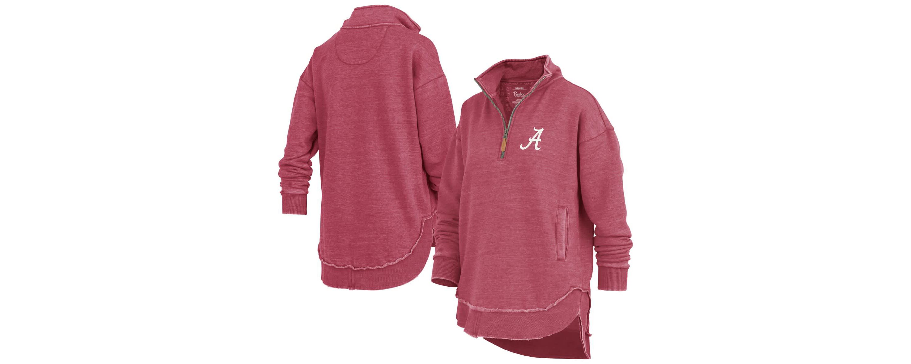 Alabama Crimson Tide NCAA Alabama Tide Northfork Sojourn Poncho Quarter-Zip Sweatshirt